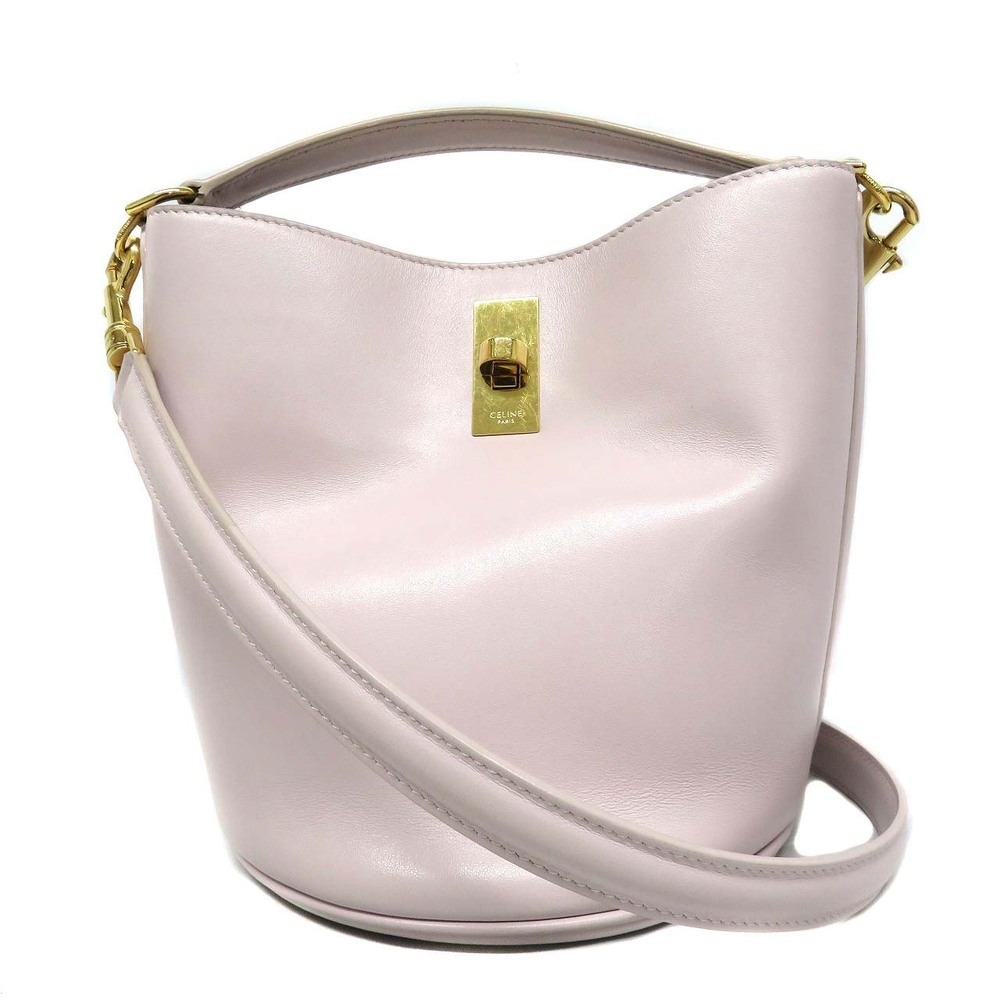 Celine Teen Bucket Shoulder Bag Pink